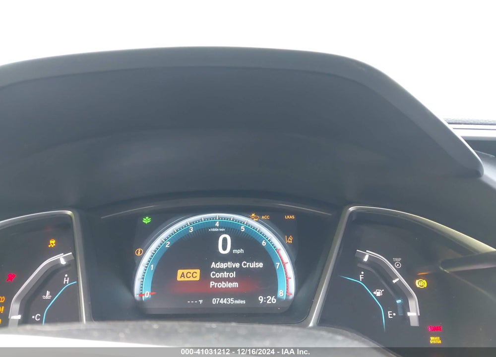 2016 HONDA CIVIC VIN: 19XFC1F85GE043061