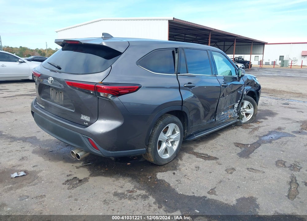 2021 TOYOTA HIGHLANDER LE VIN: 5TDZZRAHXMS524636
