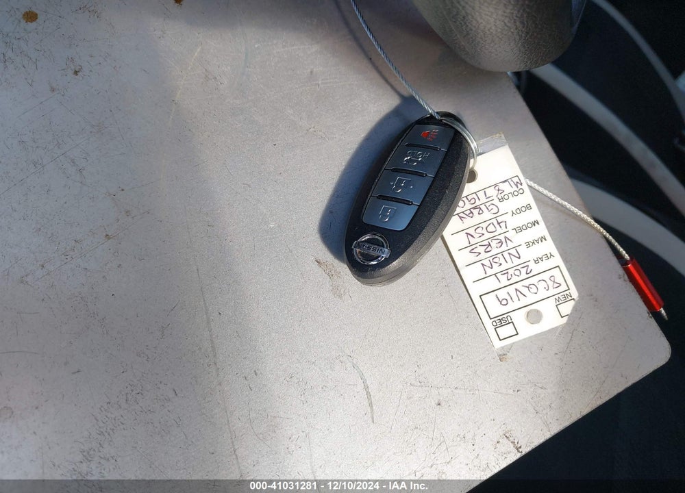 2021 NISSAN VERSA SV XTRONIC CVT VIN: 3N1CN8EV8ML871905