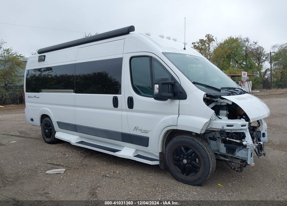 2020 RAM PROMASTER 3500 WINDOW VAN HIGH ROOF 159 WB EXT VIN: 3C7WRVUG2JE142656
