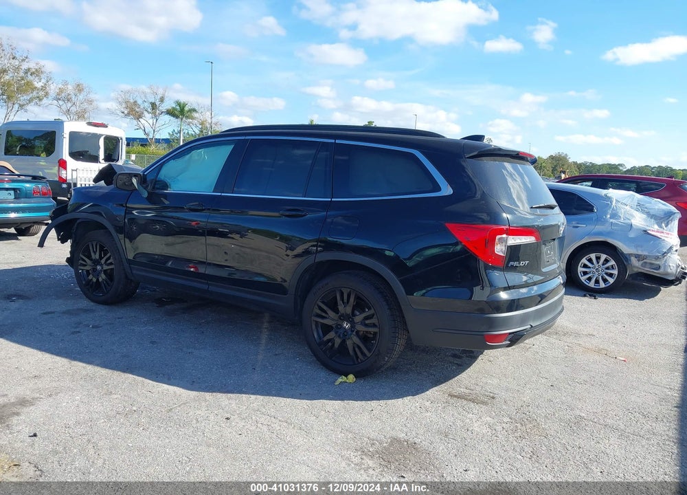 2021 HONDA PILOT 2WD SPECIAL EDITION VIN: 5FNYF5H25MB026900