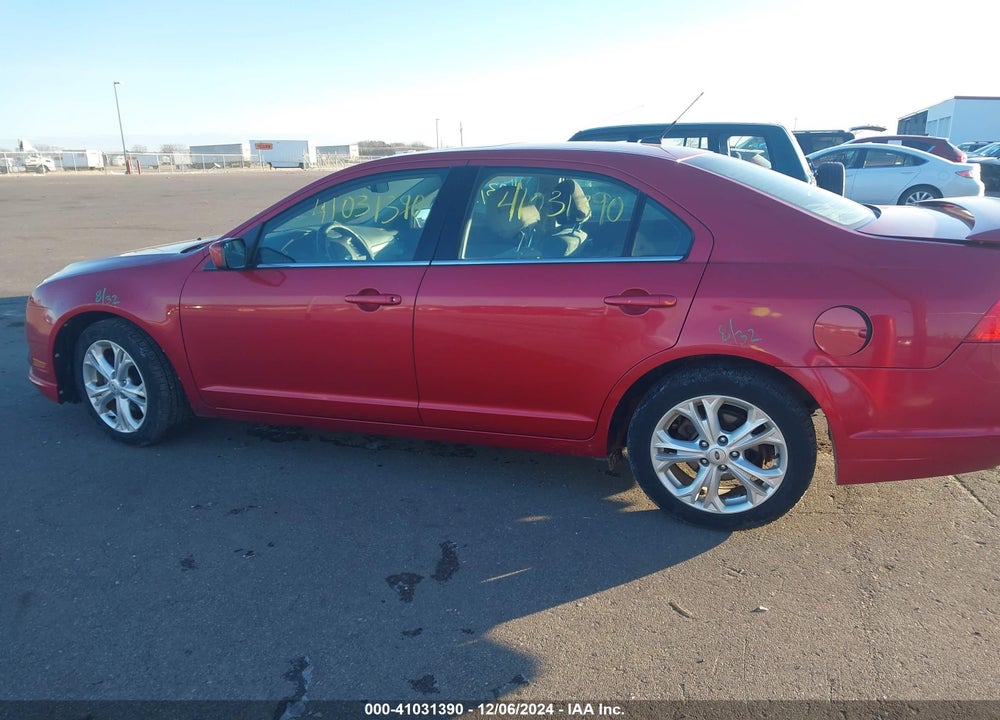 2012 FORD FUSION SE VIN: 3FAHP0HA0CR255544