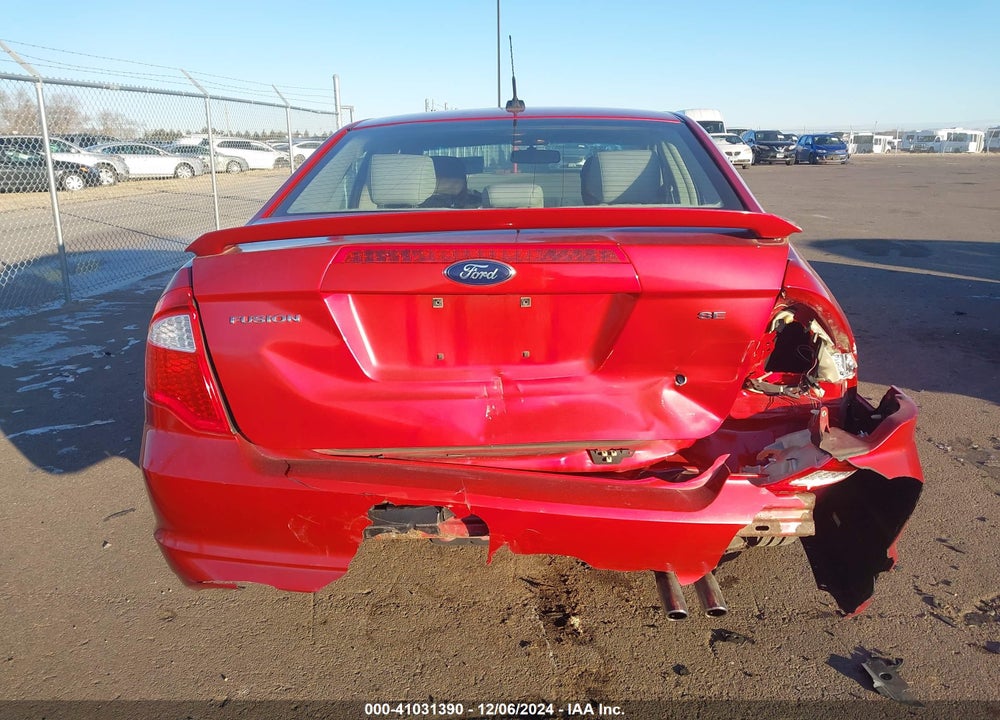 2012 FORD FUSION SE VIN: 3FAHP0HA0CR255544