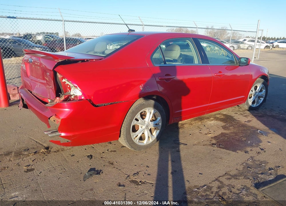 2012 FORD FUSION SE VIN: 3FAHP0HA0CR255544