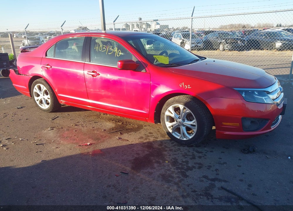 2012 FORD FUSION SE VIN: 3FAHP0HA0CR255544