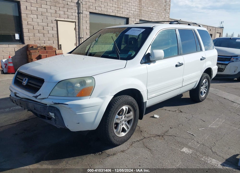 2004 HONDA PILOT EX-L VIN: 2HKYF18744H536810