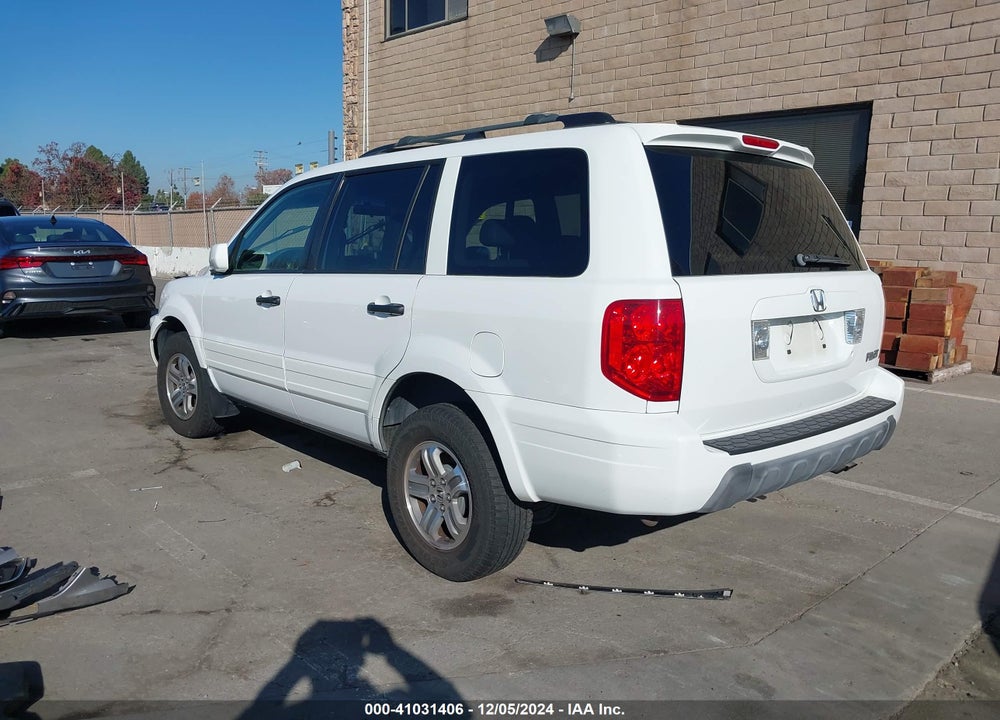 2004 HONDA PILOT EX-L VIN: 2HKYF18744H536810