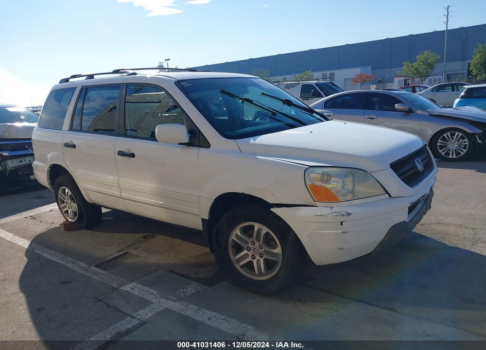 2004 HONDA PILOT EX-L VIN: 2HKYF18744H536810