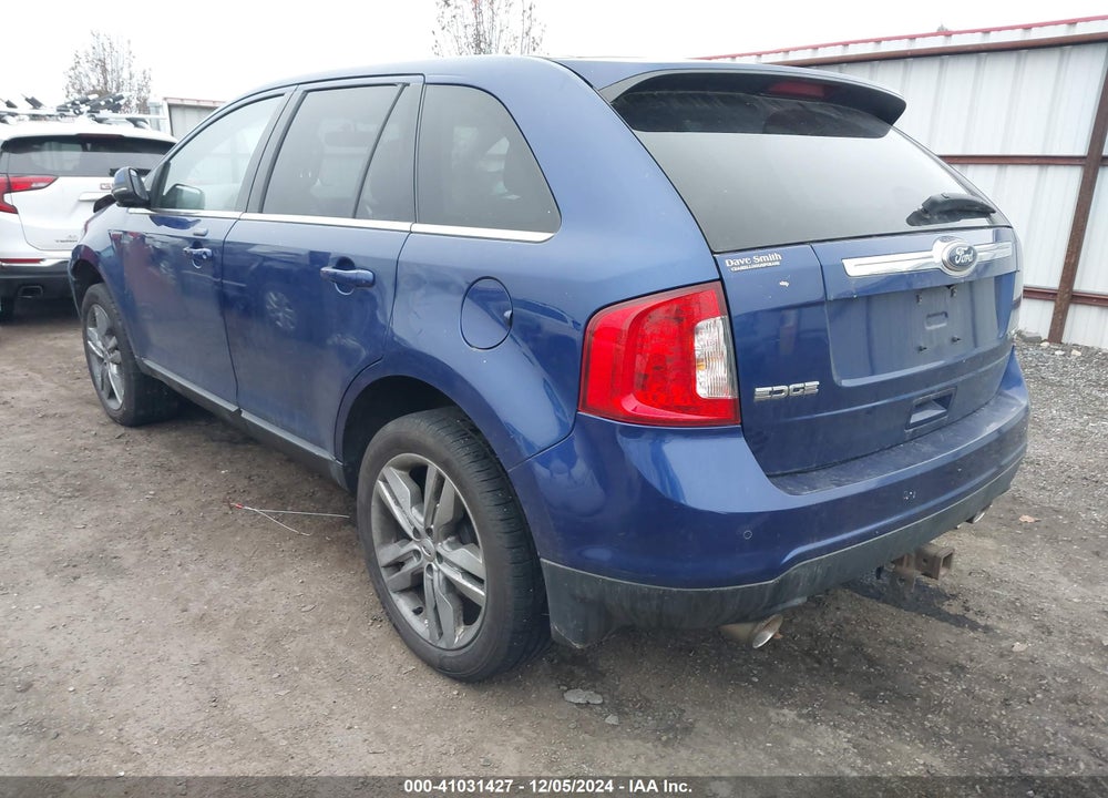 2013 FORD EDGE LIMITED VIN: 2FMDK4KC7DBA59475