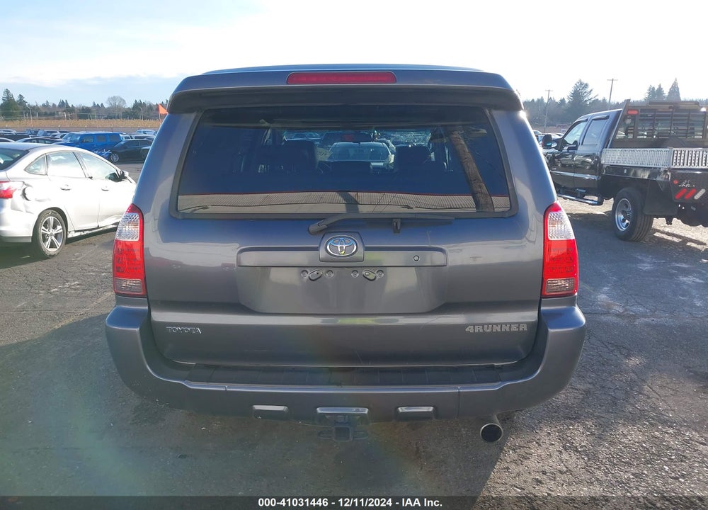 2007 TOYOTA 4RUNNER LIMITED V6 VIN: JTEBU17R178081833