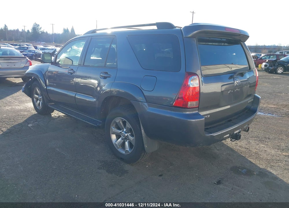 2007 TOYOTA 4RUNNER LIMITED V6 VIN: JTEBU17R178081833