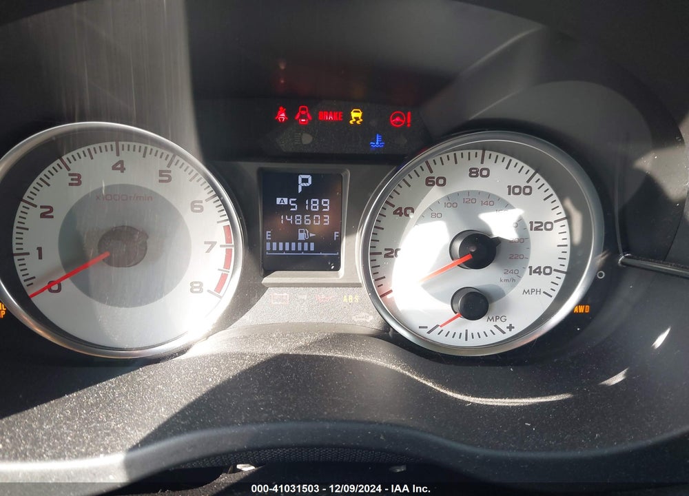 2012 SUBARU IMPREZA 2.0I LIMITED VIN: JF1GPAK67CH222998