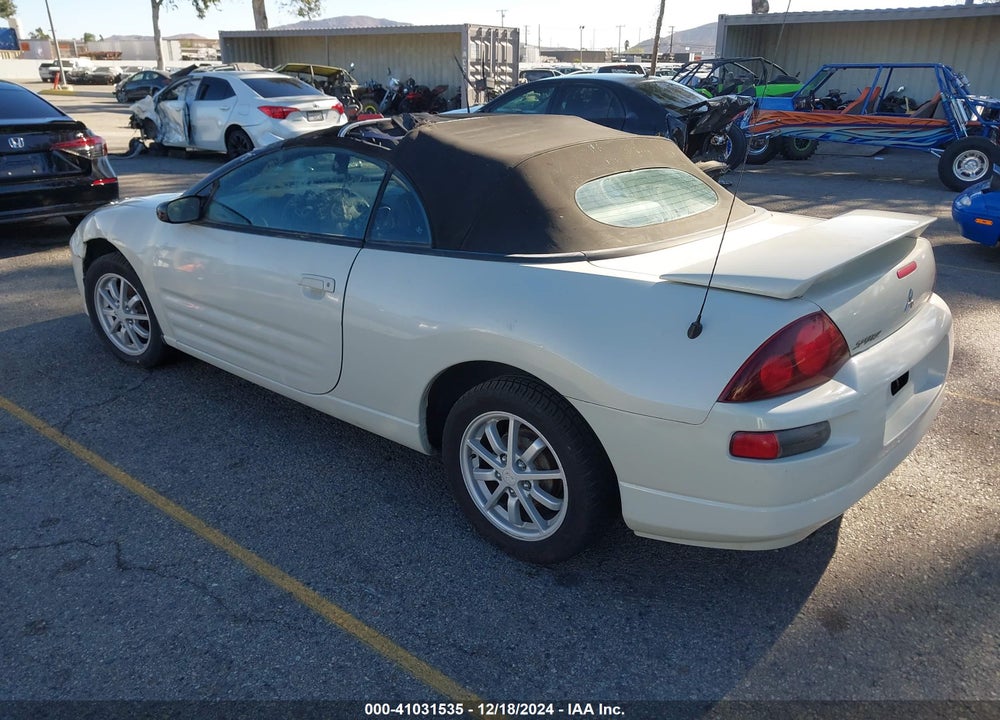 2002 MITSUBISHI ECLIPSE GS VIN: 4A3AE45G02E078168