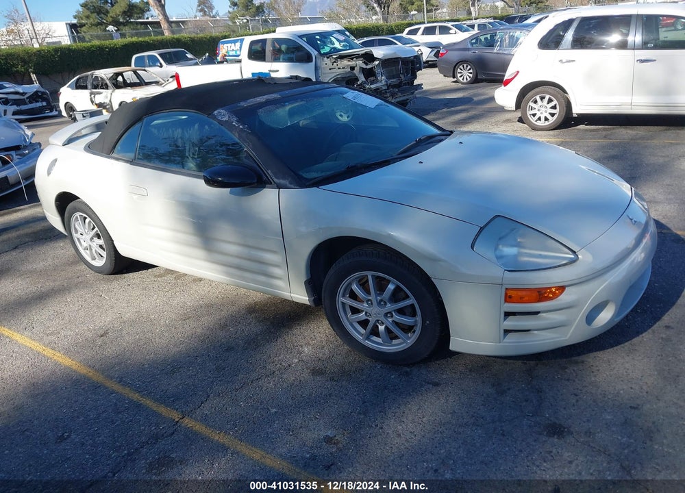 2002 MITSUBISHI ECLIPSE GS VIN: 4A3AE45G02E078168