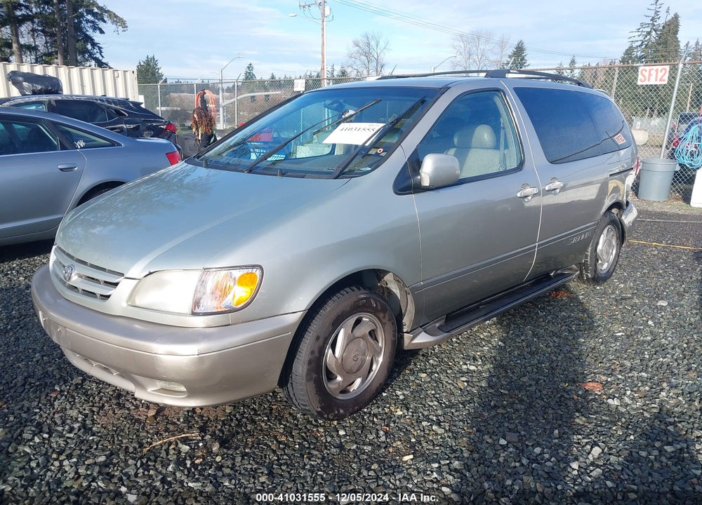2001 TOYOTA SIENNA XLE VIN: 4T3ZF13C31U348969