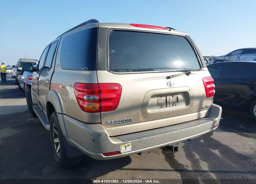 2001 TOYOTA SEQUOIA SR5 VIN: 5TDZT34A81S025388