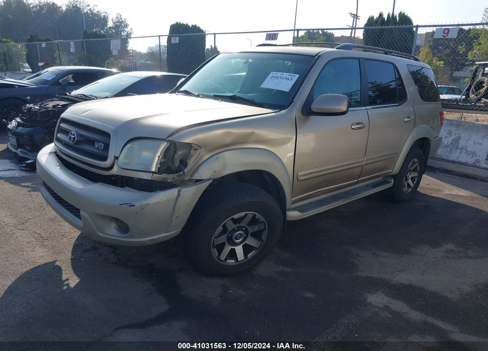 2001 TOYOTA SEQUOIA SR5 VIN: 5TDZT34A81S025388