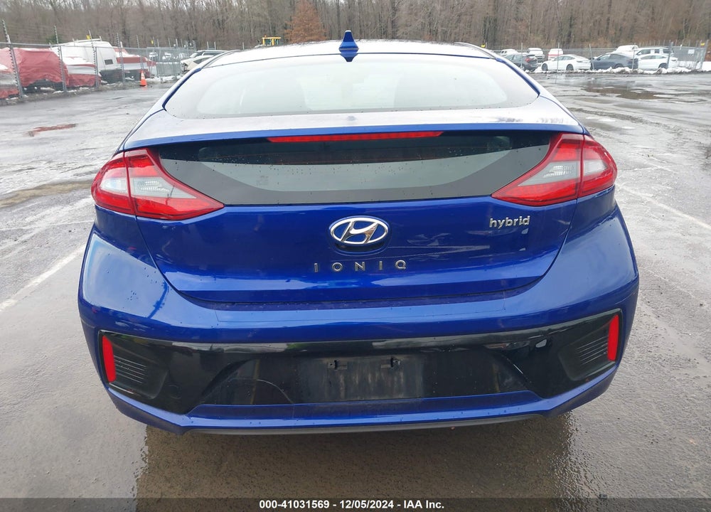 2019 HYUNDAI IONIQ HYBRID SEL VIN: KMHC75LC6KU163352