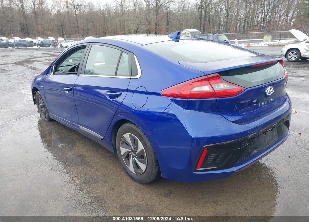 2019 HYUNDAI IONIQ HYBRID SEL VIN: KMHC75LC6KU163352