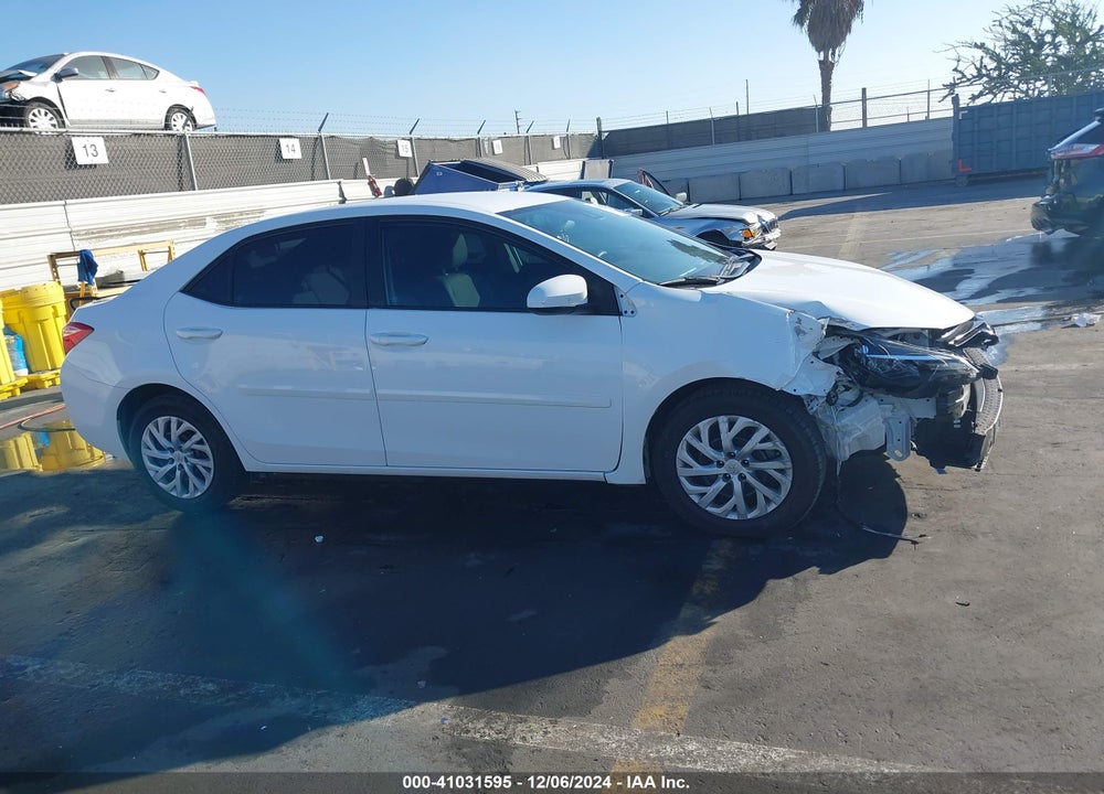 2018 TOYOTA COROLLA LE VIN: 2T1BURHE1JC991217