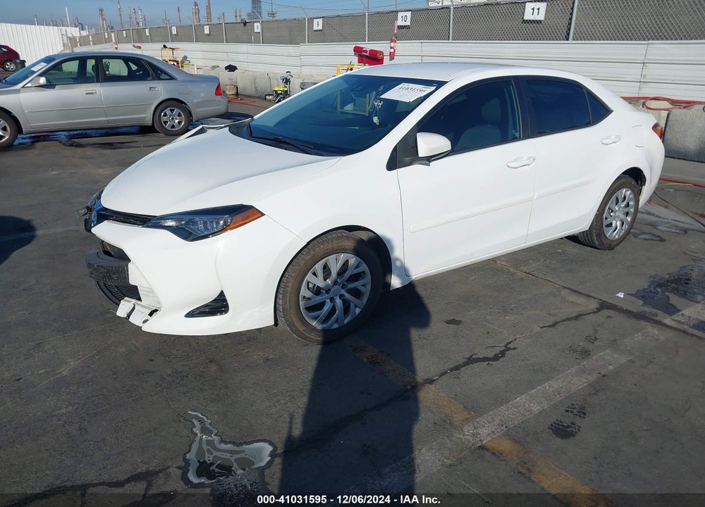 2018 TOYOTA COROLLA LE VIN: 2T1BURHE1JC991217