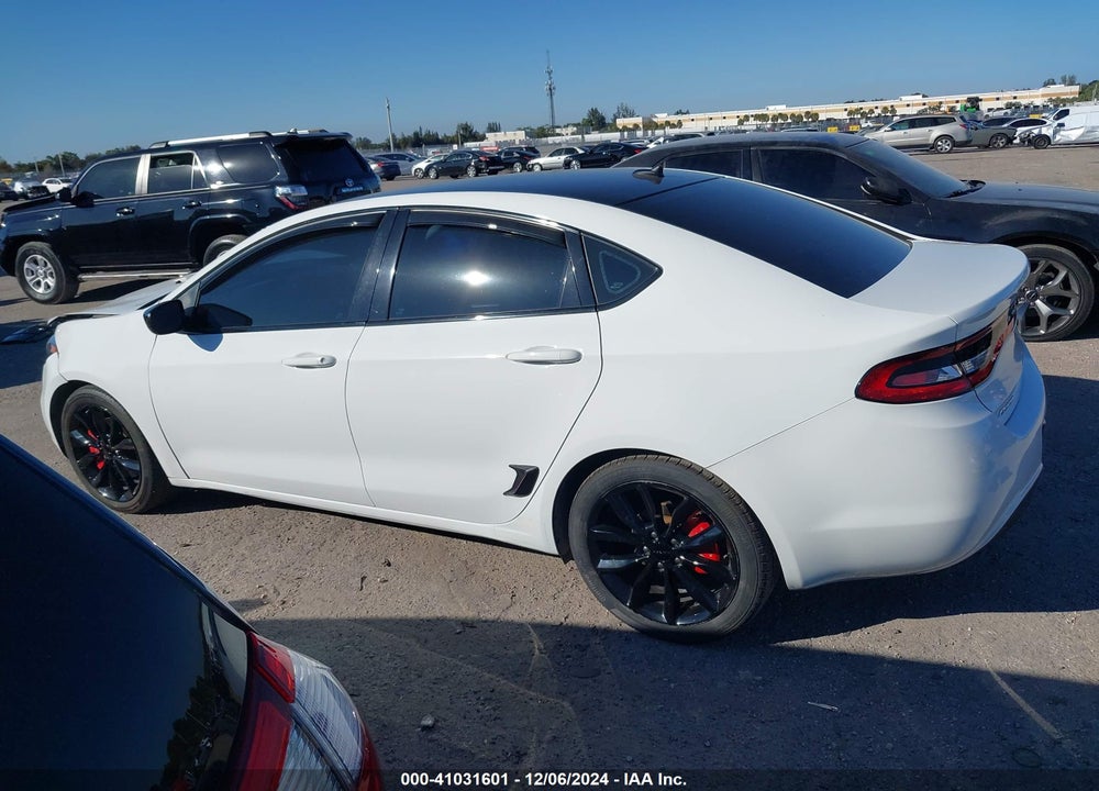 2016 DODGE DART SXT SPORT BLACKTOP VIN: 1C3CDFFA9GD803272