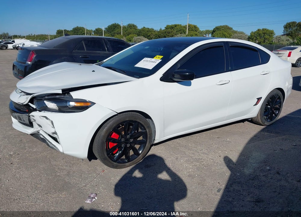 2016 DODGE DART SXT SPORT BLACKTOP VIN: 1C3CDFFA9GD803272