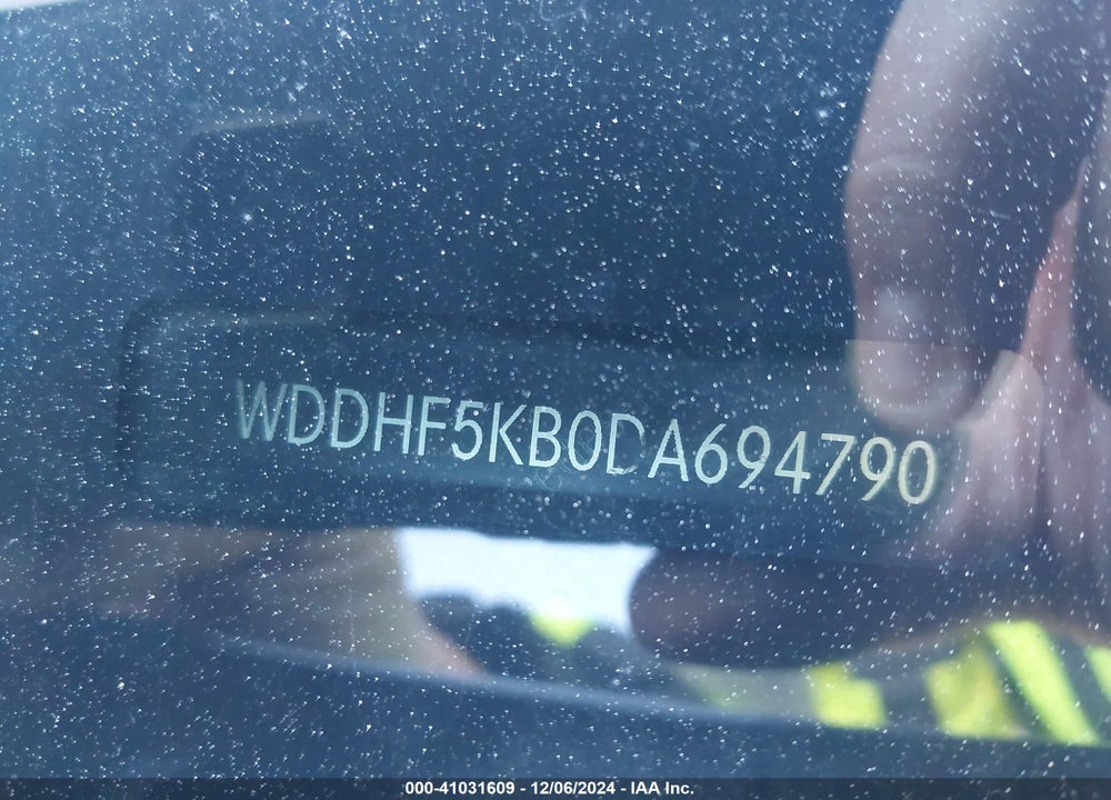 2013 MERCEDES-BENZ E 350 VIN: WDDHF5KB0DA694790