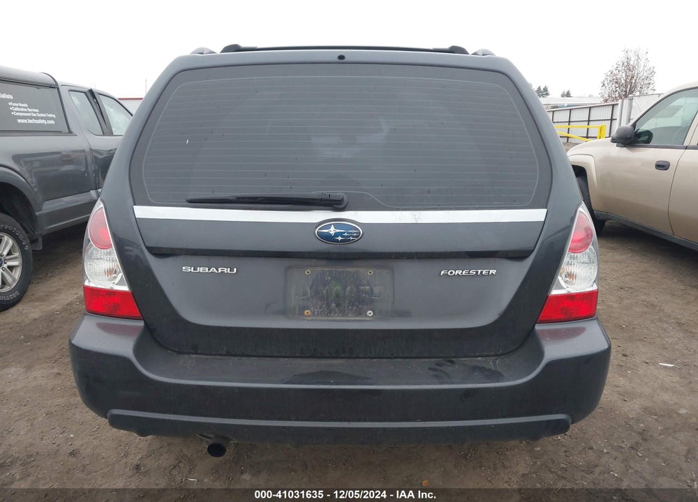 2008 SUBARU FORESTER 2.5X VIN: JF1SG65678H701934