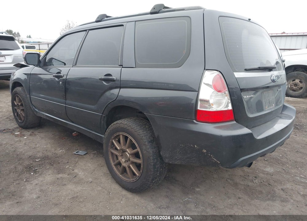2008 SUBARU FORESTER 2.5X VIN: JF1SG65678H701934