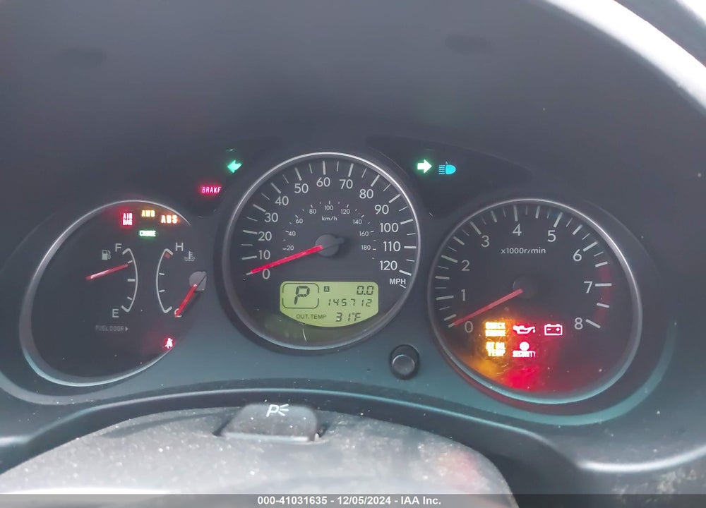 2008 SUBARU FORESTER 2.5X VIN: JF1SG65678H701934