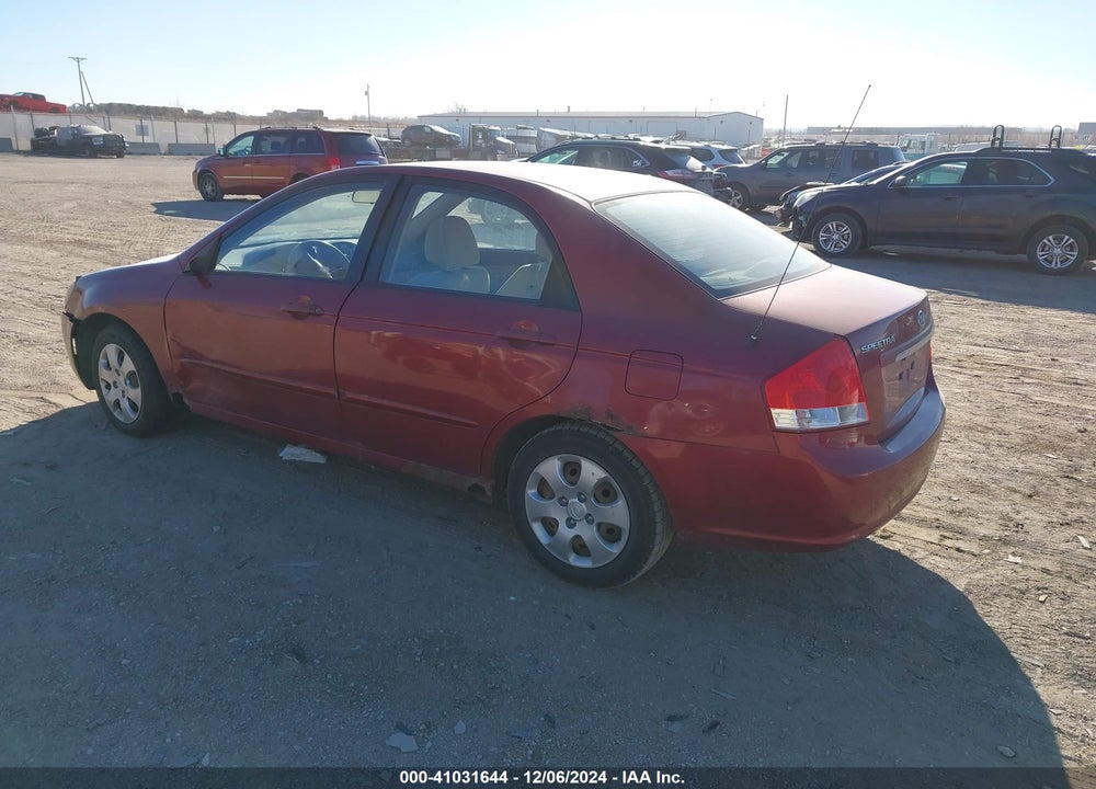 2009 KIA SPECTRA EX VIN: KNAFE221295620701