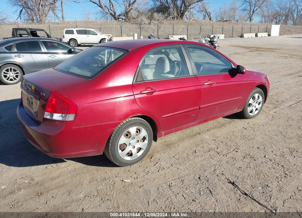 2009 KIA SPECTRA EX VIN: KNAFE221295620701