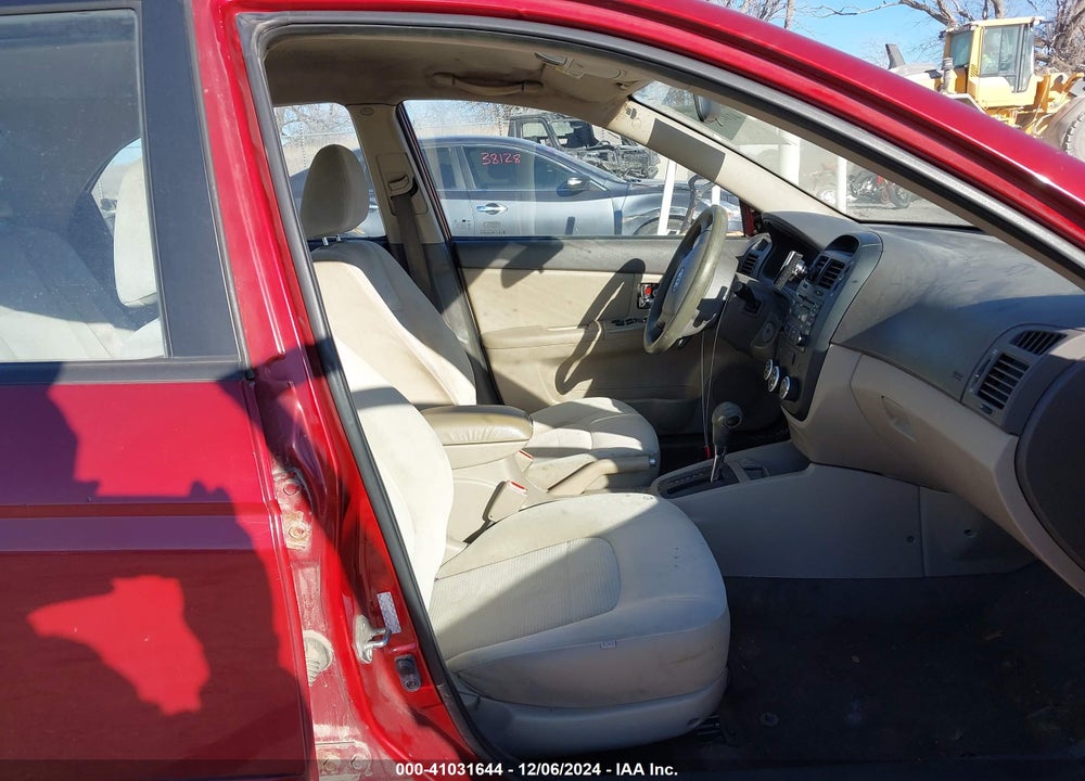 2009 KIA SPECTRA EX VIN: KNAFE221295620701