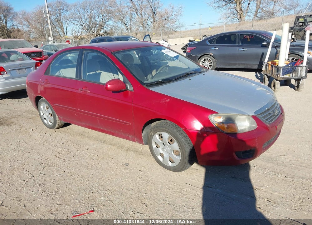 2009 KIA SPECTRA EX VIN: KNAFE221295620701
