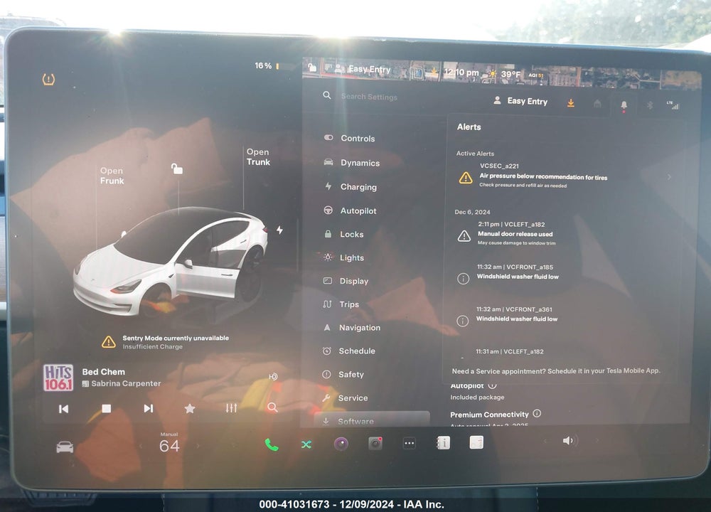 2023 TESLA MODEL 3 REAR-WHEEL DRIVE VIN: 5YJ3E1EA2PF474243