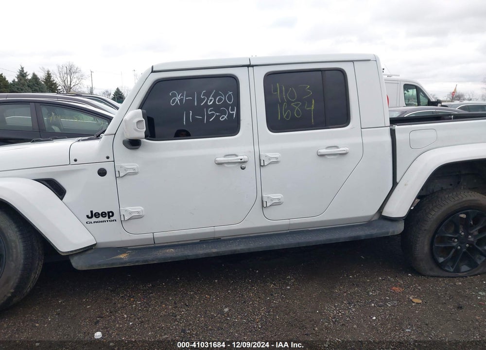 2022 JEEP GLADIATOR VIN: 1C6HJTFG7NL105864