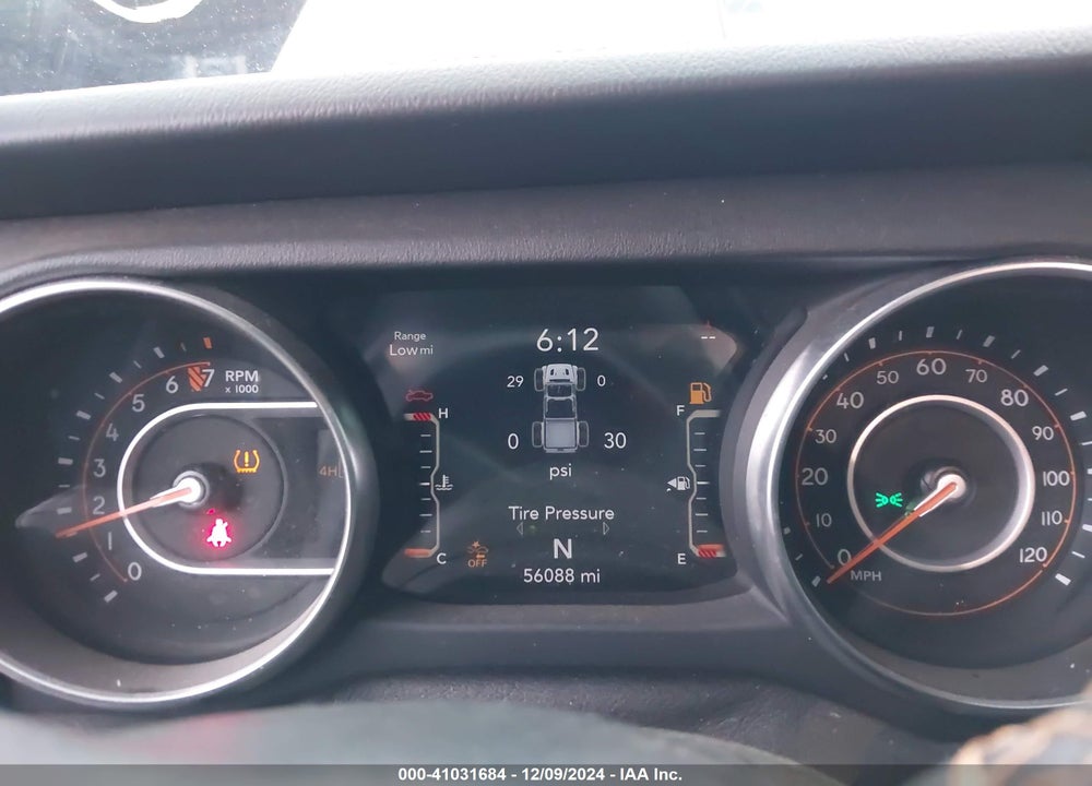 2022 JEEP GLADIATOR VIN: 1C6HJTFG7NL105864