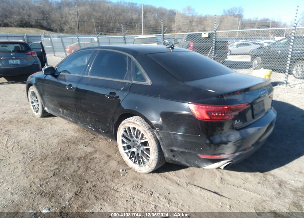 2017 AUDI A4 VIN: WAUGNAF4XHN055230