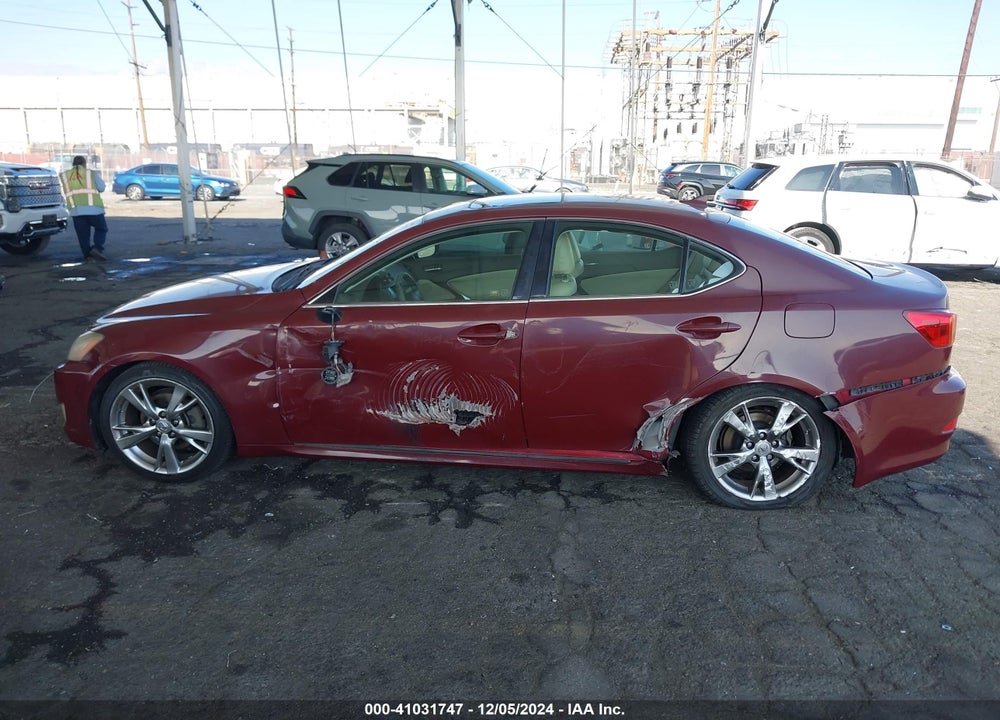 2009 LEXUS IS 250 VIN: JTHBK262295107007