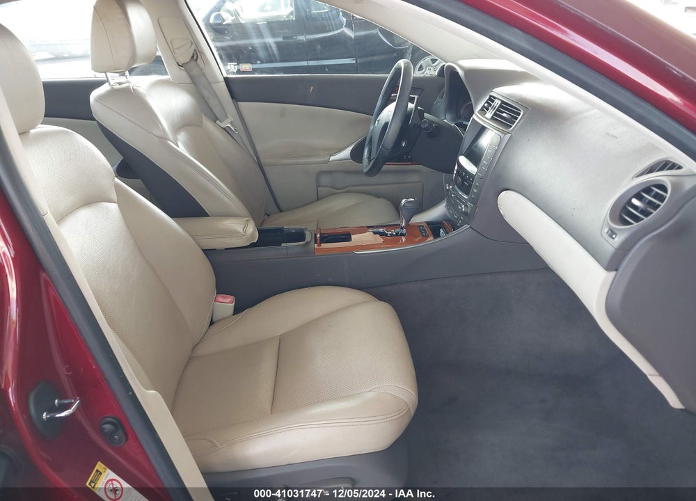 2009 LEXUS IS 250 VIN: JTHBK262295107007