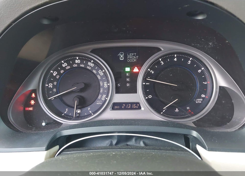 2009 LEXUS IS 250 VIN: JTHBK262295107007