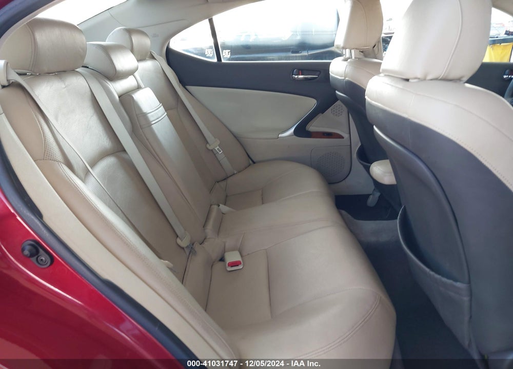 2009 LEXUS IS 250 VIN: JTHBK262295107007