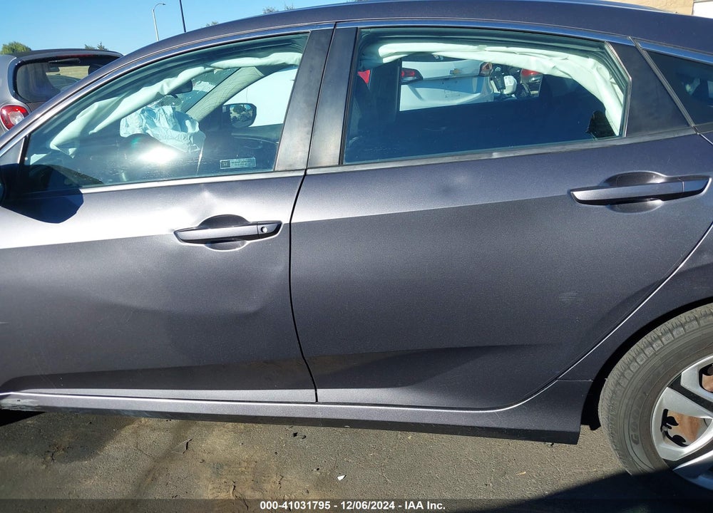 2017 HONDA CIVIC LX VIN: 19XFC2F53HE204777