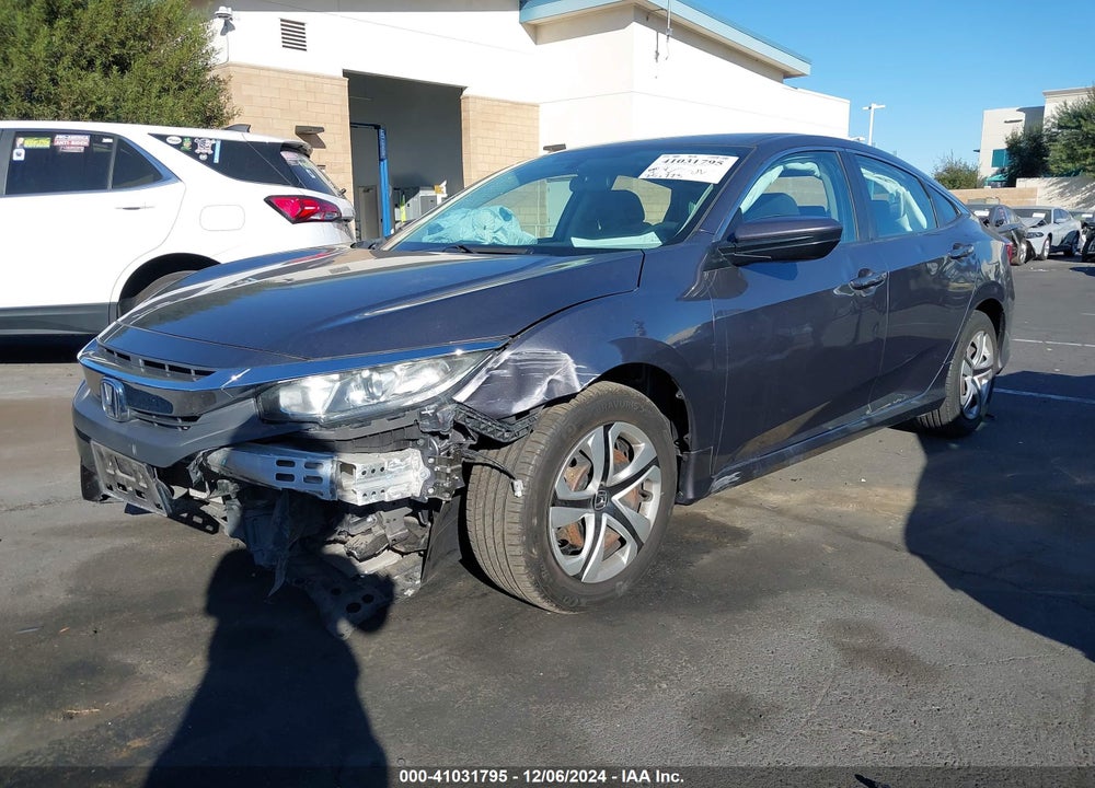 2017 HONDA CIVIC LX VIN: 19XFC2F53HE204777