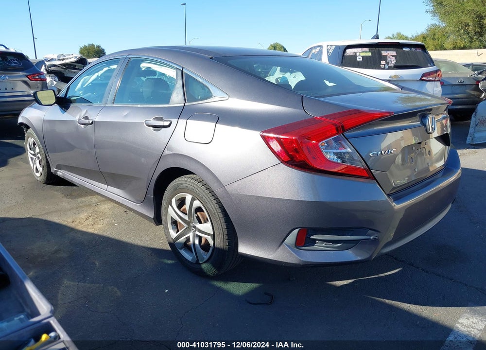 2017 HONDA CIVIC LX VIN: 19XFC2F53HE204777