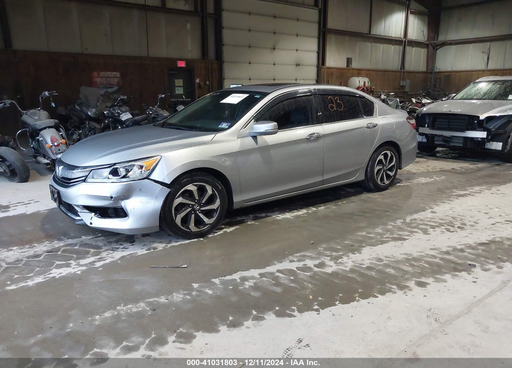 2017 HONDA ACCORD EX-L V6 VIN: 1HGCR3F8XHA041650