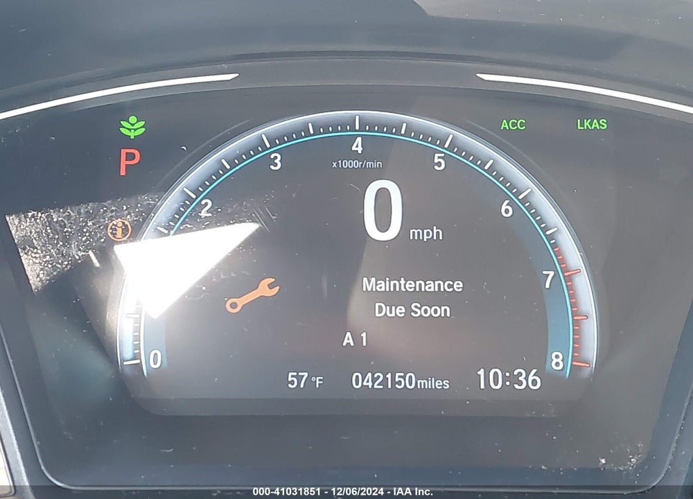 2019 HONDA CIVIC VIN: 2HGFC2F69KH589932
