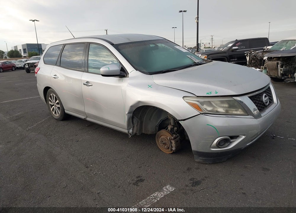 2013 NISSAN PATHFINDER S VIN: 5N1AR2MN4DC621446