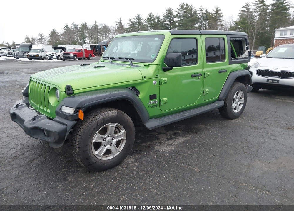 2018 JEEP WRANGLER UNLIMITED SPORT S 4X4 VIN: 1C4HJXDG3JW240884
